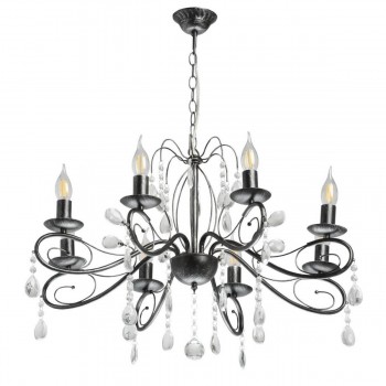 Люстра Лада 8*60Вт E14 черный; MW-Light, 442010708