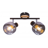 Спот Dorkas 7026-702 2x40Вт Е14 черный; Rivoli, Б0047097