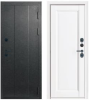 Дверь металлическая термо AXELDOORS EXCELLENT 860х2050мм L 1,2мм черное серебро антик/белый матовый