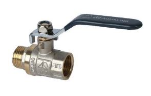 Кран шаровой d 25 (1) мм вн/нар ручка; AQUALINK