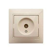 Lezard Mira Розетка TV СП окон. крем/крем. 701-0303-130