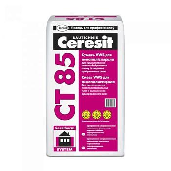 Смесь штукатурно-клеевая для плит из вспенен. полистирола CT 85 25кг/48; Церезит