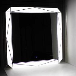 Зеркало для ванной Лайн Led 750х750; Sanita Luxe