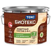 Защитный Состав 2-в-1 BIOTEKS бесцветный 9л; ТЕКС