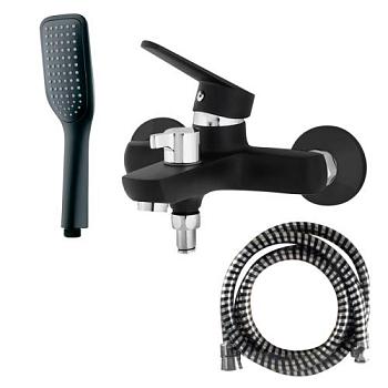 Смеситель для ванны MELODIA Moderno Black короткий излив; MDV35140_bk