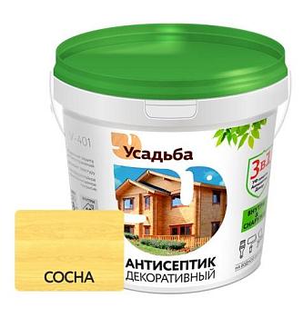 Антисептик на водной основе Усадьба-401 сосна 3кг; 96440, Диола