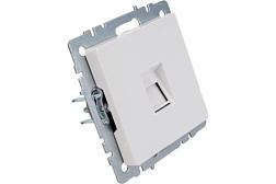 Розетка комп. с/у RJ45 кат.5E BRITE бел.;IEK, BR-K10-1-K01