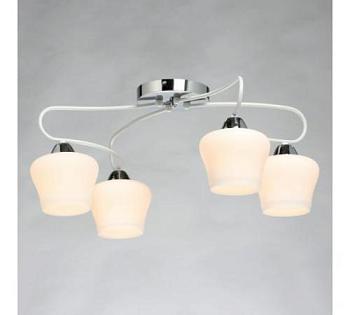 Люстра Альфа 4*60Вт E27 220В белый; MW-Light, 324017704