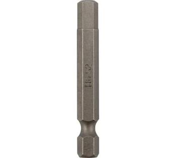 Бита для шуруповерта HEX6 50 мм шестигранная 2 шт./уп.; Kranz, KR-92-0424-1