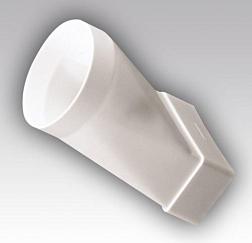 Соединитель d 100 мм 120х60 мм канал-труба, 612СП10КП