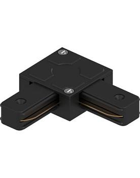 Коннектор угловой LD1007 для шинопровода CAB1005, черный; Feron, 41737