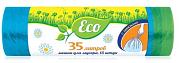 Мешки д/мусора Eco Line 35л*15шт с завязками; Русалочка, 430938