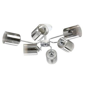 Люстра Акцент 6*60Вт E27 220В серебро; MW-Light, 680011906