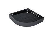 Душевой поддон Classic BLACK N низкий 90х90х16 угол акрил черный; Metakam