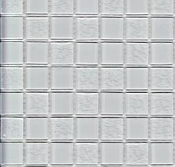 Мозаика стеклянная WHITE ROSE белый 30х30см (чип 25х25х3,5мм)