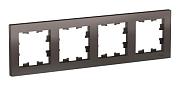 Рамка Atlas Design 4-постовая универсал мокко; Schneider Electric, ATN000604