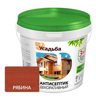 Антисептик на водной основе Усадьба-401 рябина 1кг; 96392, Диола