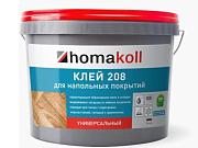 Клей для ПВХ покрытий 208 1,3 кг универсальный; HOMAKOLL