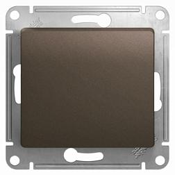 Переключатель Glossa с/у шоколад 1-кл; Schneider Electric, GSL000861