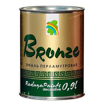 Эмаль декоративная Радуга 117 бронза 0,9 л; РАДУГА
