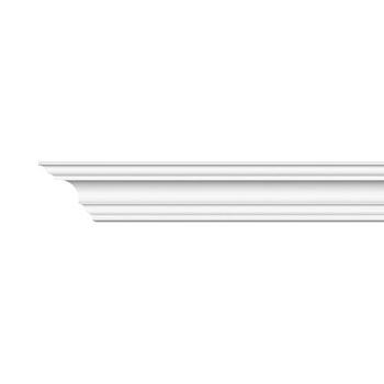 Плинтус потолочный экструдированный 4,9х4,9х200 см; Формат, 07017Е
