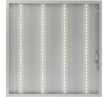 Светильник LED 3200 Лм, 6500К, 50 Гц, IP40, от +1°Сдо+55°С, УХЛ4, 595х595х19, призма, ДПО 10-4х8-002