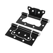 Петля дверная универсальная RENZ 2BB 100х75х2,5 мм 2 подшипника BL черный