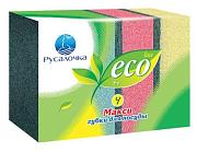 Губки для посуды 4 шт Русалочка Eco Line макси; 079898