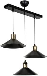 Подвес 3х60Вт Е27 черный/метал/пластик Delilah TL1606H-03BK Topllight
