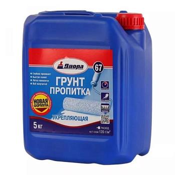 Грунтовка пропитка Диола-67 5 кг; Диола