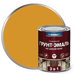 Грунт-эмаль 3 в 1 PROREMONTT желтая 0,8кг; 8300095