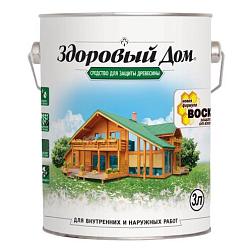 Состав деревозащитный Здоровый Дом бесцветный 3л; Лакра, 0007006
