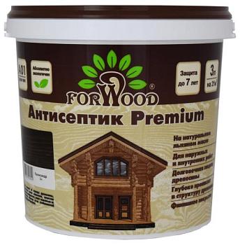 Антисептик на водной основе ВДПФ-1601 FORWOOD палисандр 3л; РАДУГА