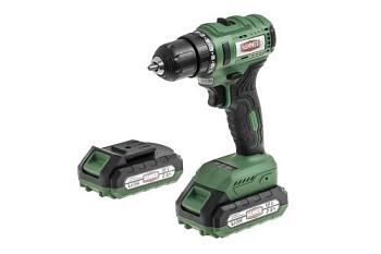 Аккум.дрель ACD18BLC 18В 2x2Ач LiION 10мм 0-400/0-1400 об/мин 45Нм в кейсе; Hammer