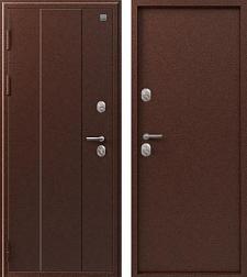 Дверь металлическая V01 860х2050мм L 1,0мм антик медь металл