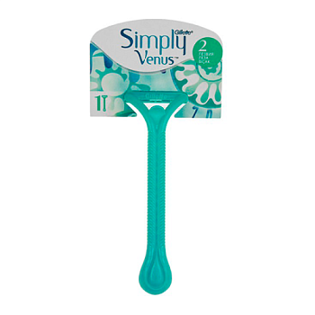 Станки для бритья одноразовые Gillette женские SIMPLY VENUS 2-ое лезвие №1/1 шт