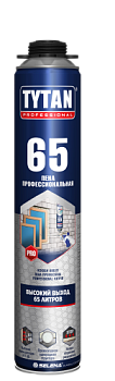 Пена монтажная Tytan Professional 65 профессиональная летняя 750мл; 21079/16951