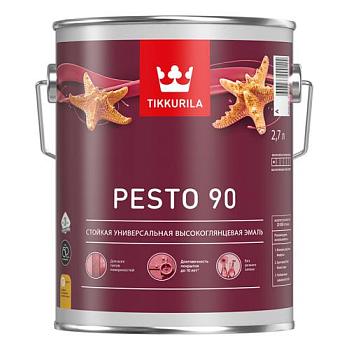 Эмаль универсальная Pesto 90 С в/глянцевая 2,7 л; TIKKURILA
