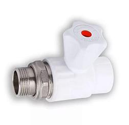 Кран шаровой для радиаторов прямой d 20х1/2 PPR