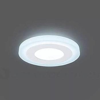 Светильник встраиваемый LED Backlight BL119 12+4Вт 4000K d-190 мм кругл акрил; Gauss