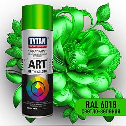 Краска аэрозольная TYTAN Professional Art Of The Colour 400мл светло-зеленая RAL 6018; 93700