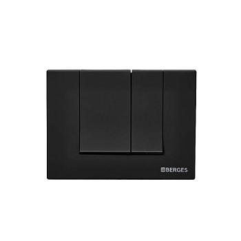 Кнопка для инсталляции NOVUM S5 Soft Touch черный; BERGES, 040045