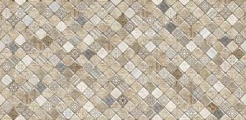 Плитка LORENS бежевая мозаика 24,3х49,4х8,5 см 1,32 кв.м. 11 шт; Уралкерамика TWU09LRS47R