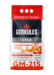 Клей для кафеля термостойкий GM-215 5 кг/144; ГЕРКУЛЕС