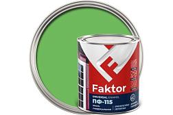 Эмаль ПФ-115 FAKTOR салатная 1,9 кг; Ярославские краски