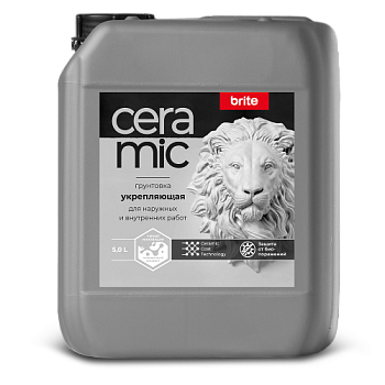 Грунтовка укрепляющая BRITE CERAMIC, 10 л; Ярославские краски