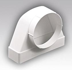 Соединитель d 100 мм 120х60 мм угловой, 612 СК10ФП