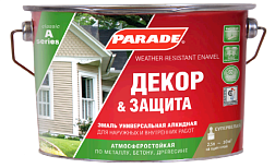Эмаль PARADE А2 Декор & Защита база С п/мат. 2,5л Россия; 0006317