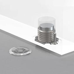 Ограничитель дверной напольный Armadillo прозрачный