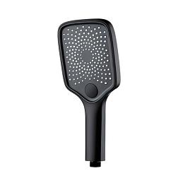 Лейка MELODIA LUXE квадрат 3 функции, 120х105мм, чёрный; MKP26314BL_bk